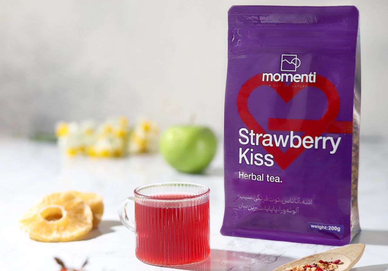 دمنوش استرابری کیس | Strawberry Kiss