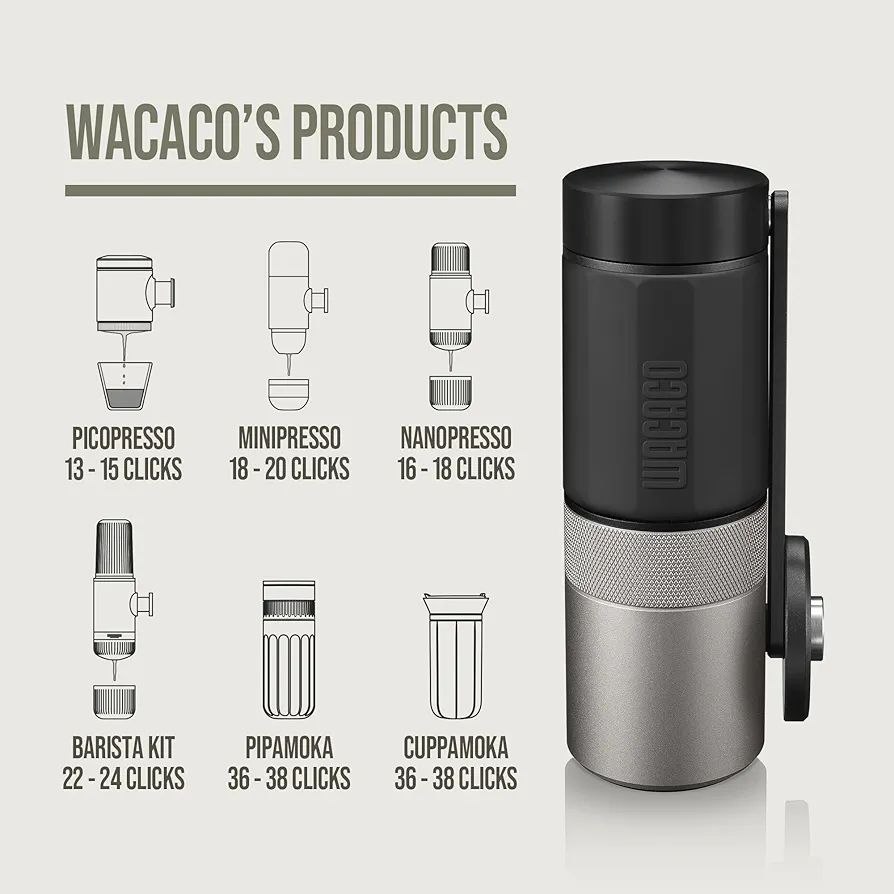 آسیاب دستی اگزاگرایند واکاکو | Wacaco Exagrind