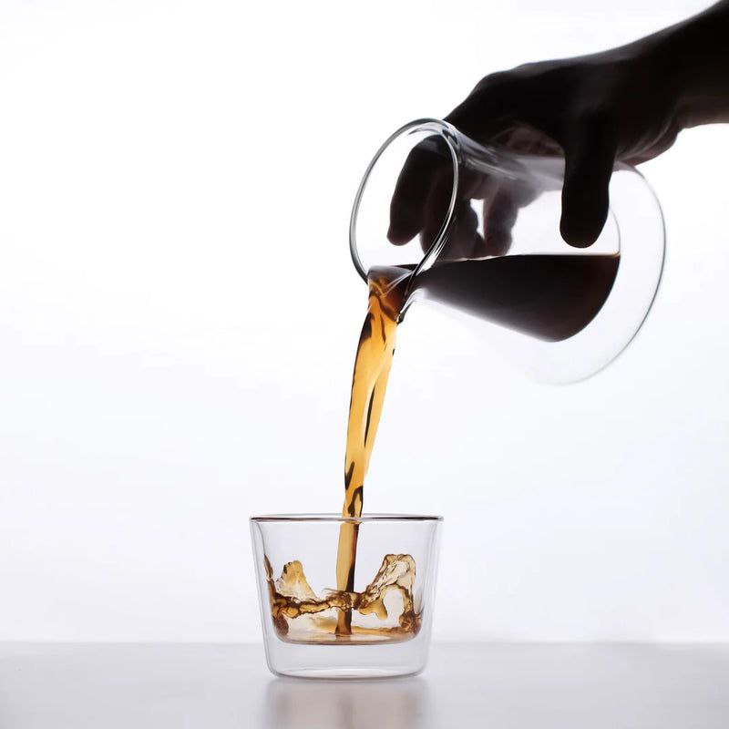سرور V60 واریا مدل فلو - کریستالی |  Varia GLASS SERVER FLO