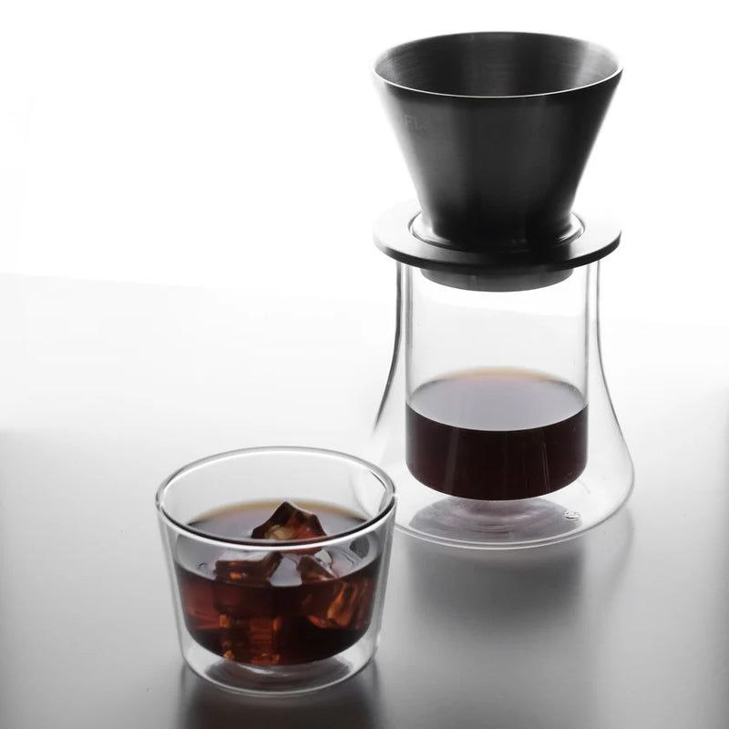 سرور V60 واریا مدل فلو - کریستالی |  Varia GLASS SERVER FLO