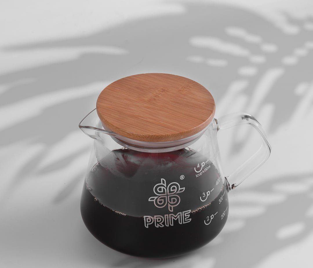 سرور V60 پرایم  کریستالی |  PRIME GLASS SERVER 600ml