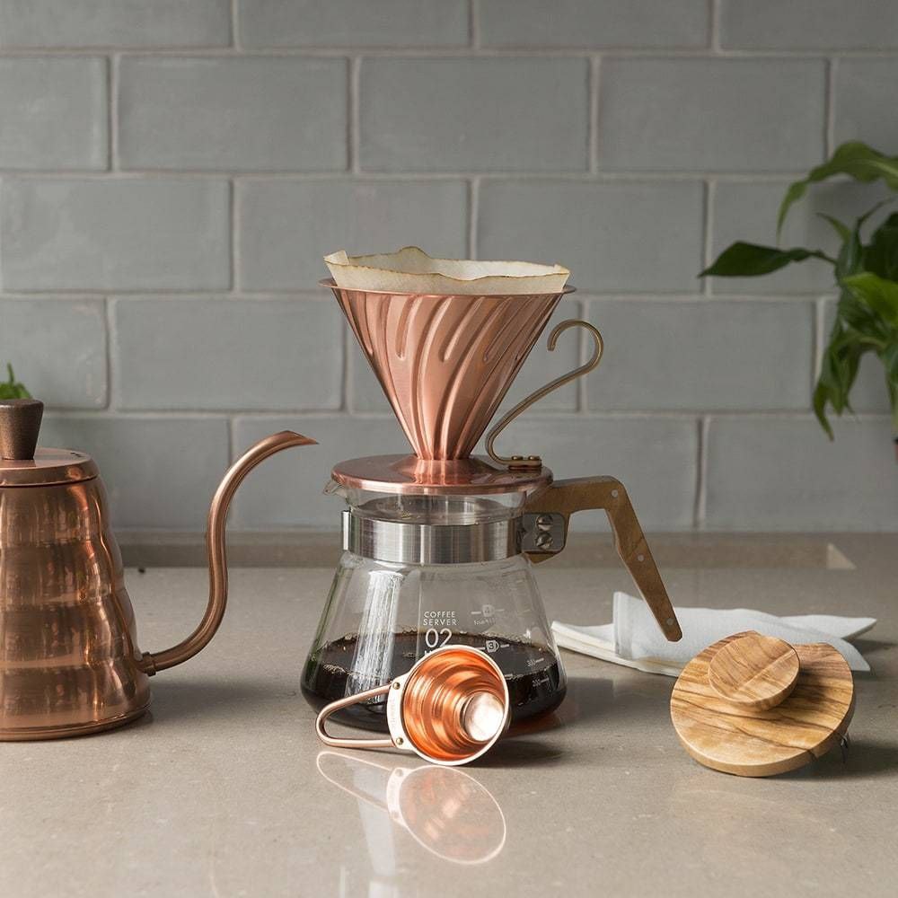 دریپر V60 مسی - هریو |  V60 Copper Dripper - Hario