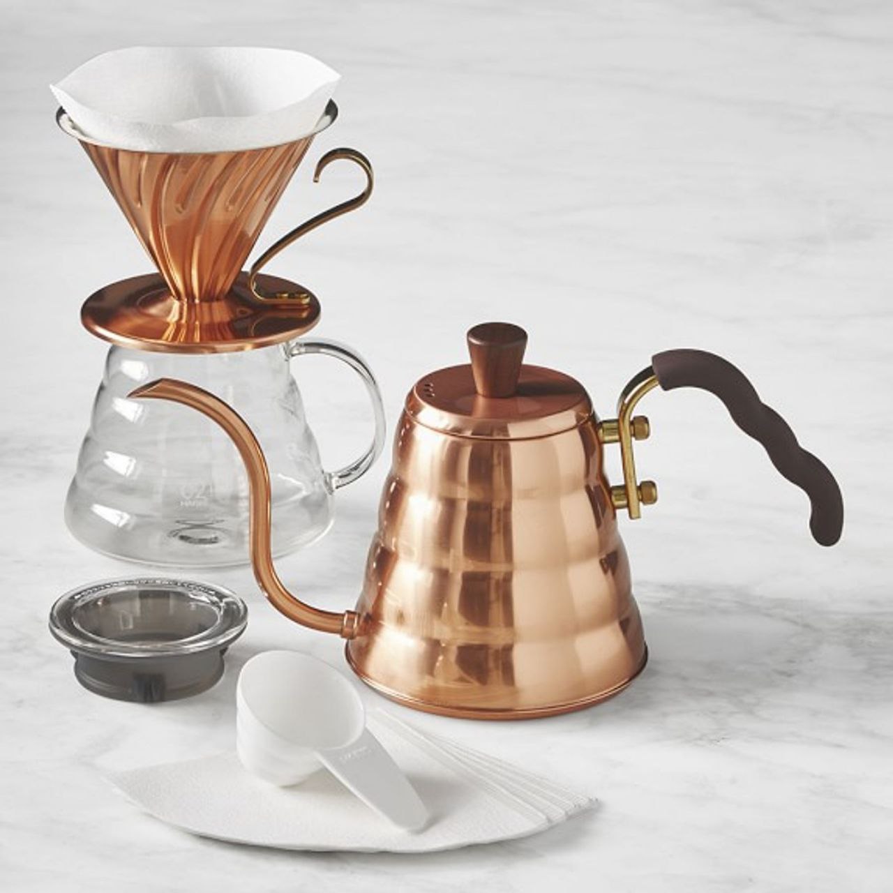 دریپر V60 مسی - هریو |  V60 Copper Dripper - Hario