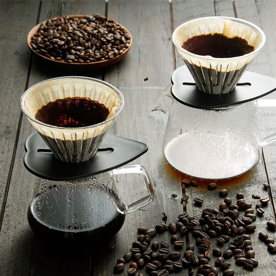 دریپر V60 پلاستیکی موونا - مدل لاو |  MUVNA V60  Filter Drip Maker Plastic Love Design