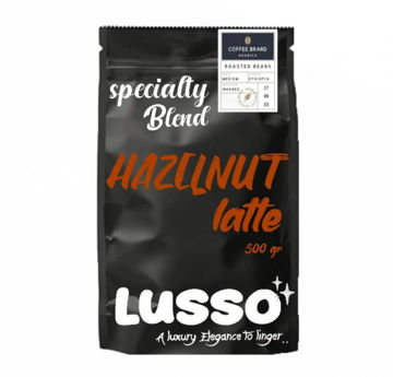 پودر شیر لاته فندق  - 500 گرمی | LUSSO  Hazelnut Latte powder