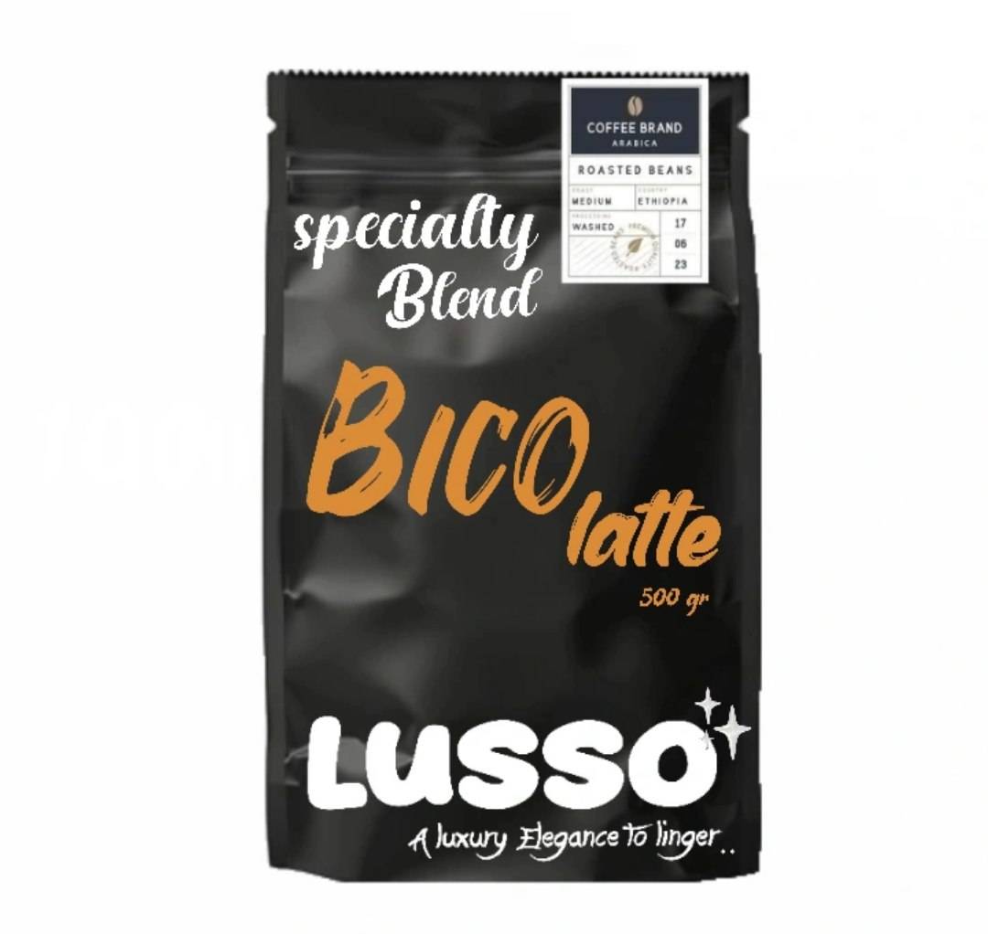 پودر شیر لاته بیسکوییت  - 500 گرمی | LUSSO Bico Latte powder