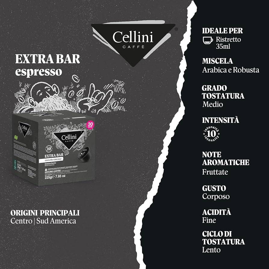 کپسول قهوه دولچه گوستو چلینی - مدل   Caffè Espresso Extra Bar